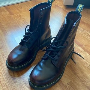 Women’s Arcadia Leather 8 Eye Doc Martens Boots